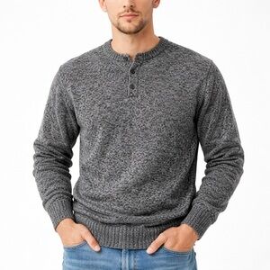 Vintage Le Chateau Grey Acrylic Sweater